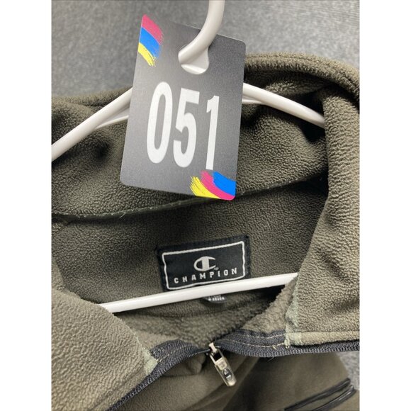 Champion Fleece Jacket Men’s Size XL Green Long Sleeve Full Zip - Picture 13 of 13